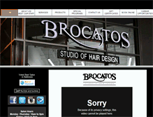 Tablet Screenshot of brocatos.com
